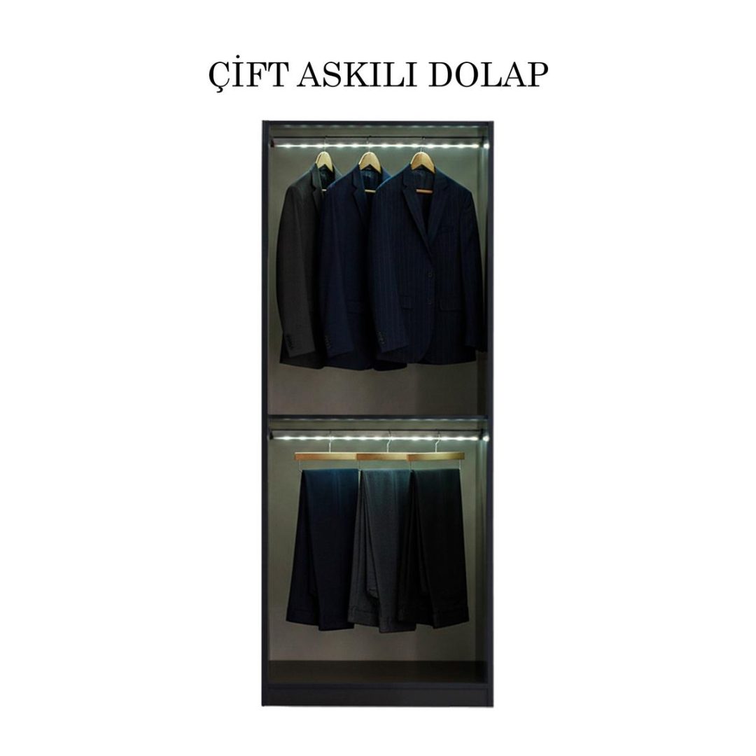 Bronze Antrasit Giyinme Odası - Görsel 42